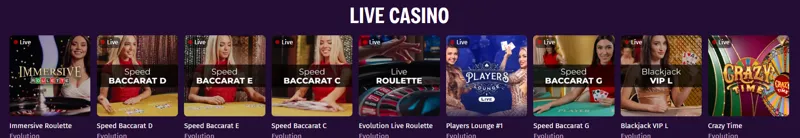 Jackpot Cow live casino